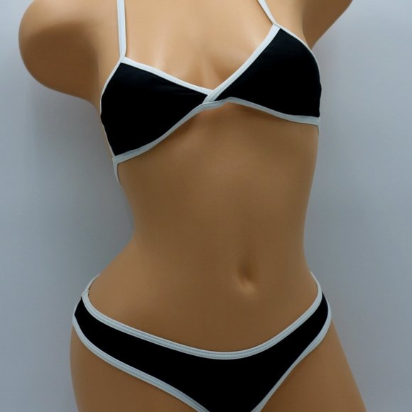 VNOOK Women's Sexy Triangle Bikini Sets Halter - Picture 1 of 2
